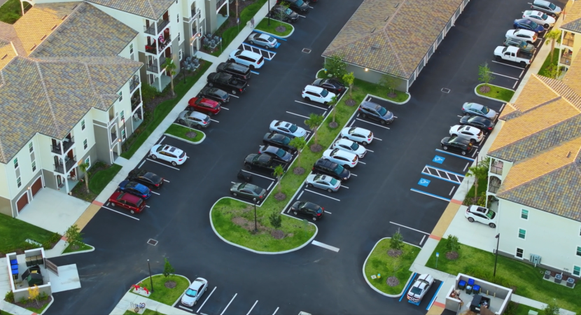 vaga na garagem do condominio