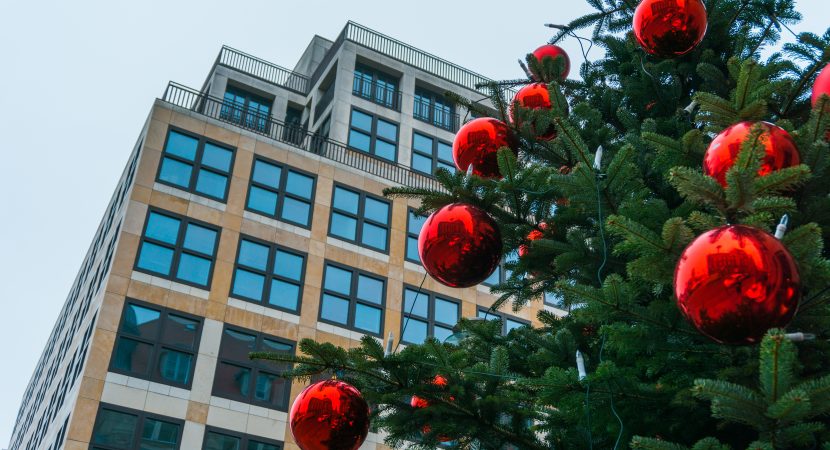 condomínio para as festas de fim de ano
